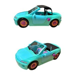 Polly Pocket hard top Convertible Car Vintage 2001